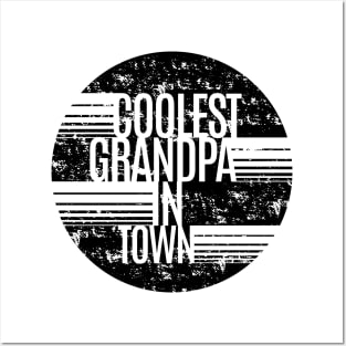 Coolest Grandpa In Town Posters and Art